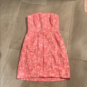 Pink vineyard vines dress